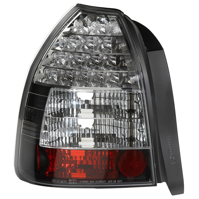Image of Mijnautoonderdelen AL HO Civic 3drs 96-00 LED Black DL HOR36LB dlhor36lb_668